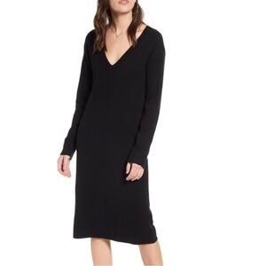 Treasure & Bond Black Long Sleeve Dress
